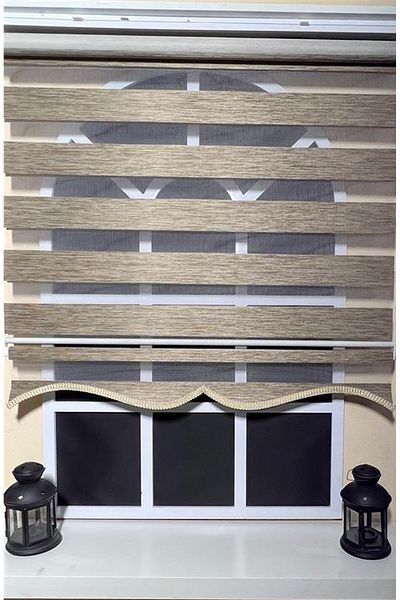 StorBurada Zebra Stor - Brown Sectioned Skirt Z-Stb400V05