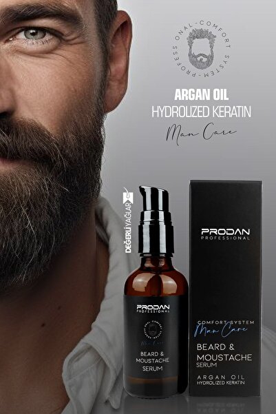 Prodan مصل اللحية الأكثر إشراقًا ونابض بالحياة - العناية بالشارب - 50 مل