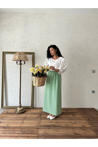 KÜÇÜĞÜM BUTİK Design de fustă cu dungi verzi