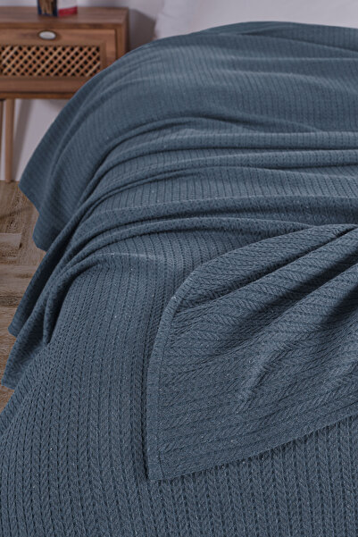 Evim Cotton Maya Multi-Purpose Bedspread Single Light Indigo 160X230 cm