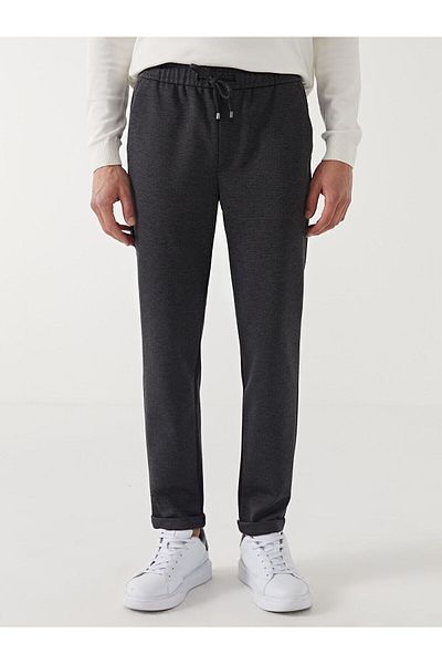 LC Waikiki Ανδρικό παντελόνι LCW Vision Anthracite Slim Fit