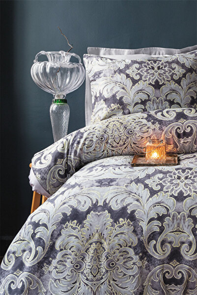 İssimo Home Arthur %60 lyocell %40 Pamuk Dijital Saten Nevresim Takımı Çift K...