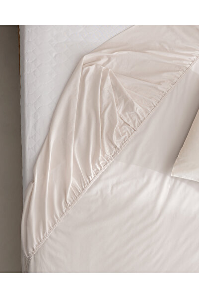 Madame Coco Manon Single Plus - 100% Cotton Ranforce Stone Color Fitted Sheet