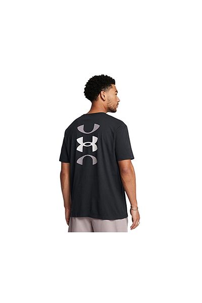 Under Armour Ανδρικό casual μπλουζάκι Ua Bball Logo Court 1382850 -002 Μαύρο