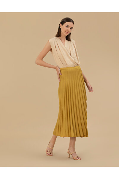 Pierre Cardin Yeşil Dokuma Etek 50268502-VR235