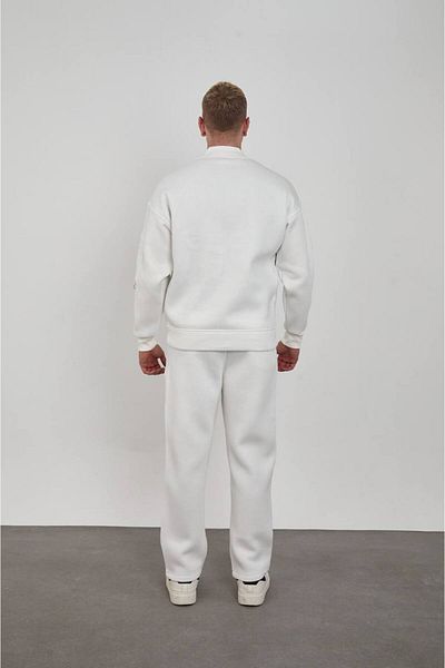 İLKCET MODA Комплект от горнище с райета и 3 нишки с повдигнато долно дъно