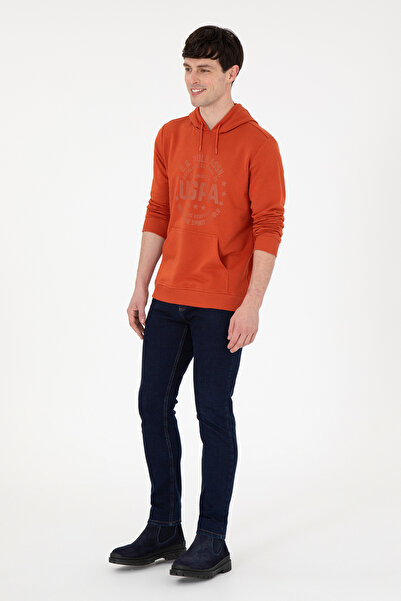 U.S. Polo Assn. Erkek Kiremit Sweatshirt 50290592-VR031