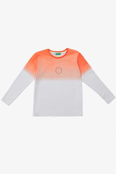 Benetton Orange Boy's Sweatshirt