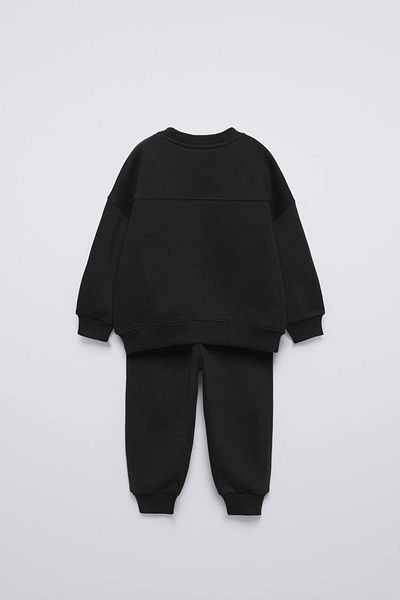 Ladin Store Set de hanorac și pantaloni de trening de bază din bumbac pentru copii unisex