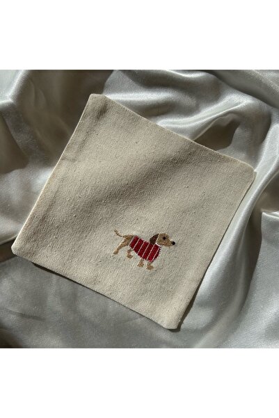 Elegancembroidery Kokteyl Peçetesi - Yılbaşı Peçetesi - Nakışlı Peçete