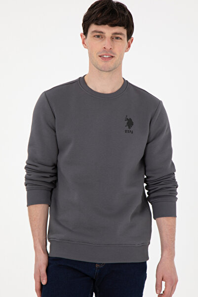 U.S. Polo Assn. Pánská antracitová mikina 50292596-VR006