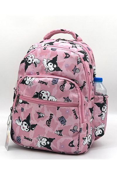 Bevitton Character Printed Modern Girl's Primary School Bag Orthopedics Set of 3 Powder Primary School Bag