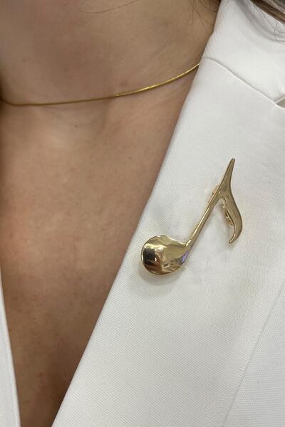 Modex Bombeli Nota Broş (Ölçü:5cm)