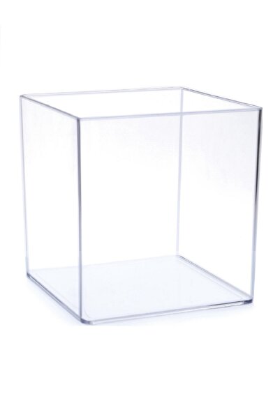 Genel Markalar Betta Kabı 2,8 Lt. 15x15x15 Cm. Beta Su Kaplumbağası Karides Fanus Kabı Betta Balık Kaplumbağa