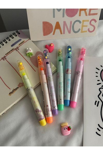 Planet Butik Star Tip Felted Pen Set of 6