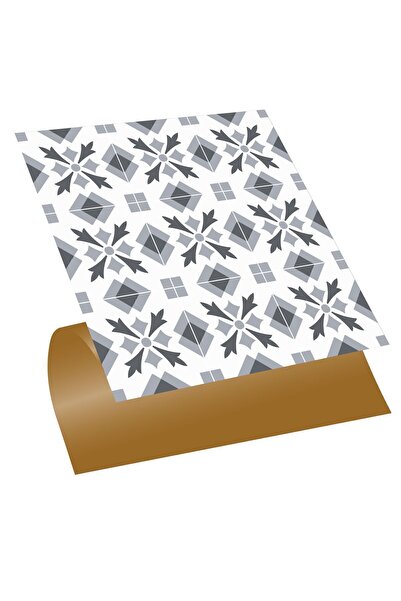 TİNK Kendinden Yapışkanlı Mutfak Banyo Kaplama Geometrik 041 Desenli Pvc Karo...