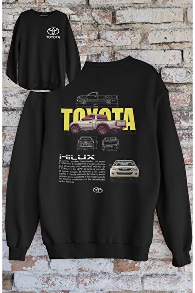 Fuddy Moda Hilux pikap kamionet leđa Štampano unisex Oversize kroj dukserica