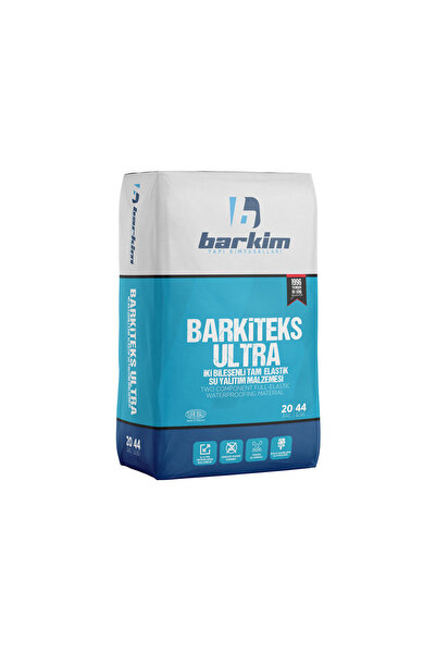 barkim Barkiteks Ultra Iki Bileşenli Tam Elastik Su Yalıtım (20 KG TOZ BİLEŞEN 10 KG SIVI BİLEŞEN)