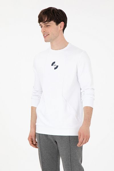 U.S. Polo Assn. Men's White Sweatshirt - 50290778 -Vr013