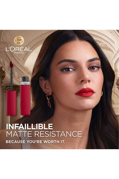 L'Oreal Paris , Infaillible Le Matte Resistance Liquid Lipstick up to 16 Hour wear, 425 AFTERWORK
