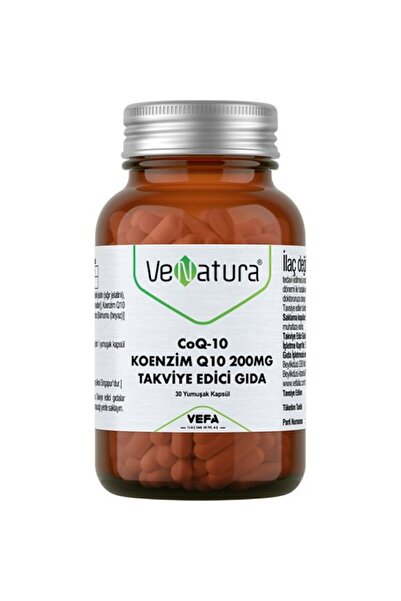 VeNatura Koenzim Q10 200 Mg 30 Kapsül