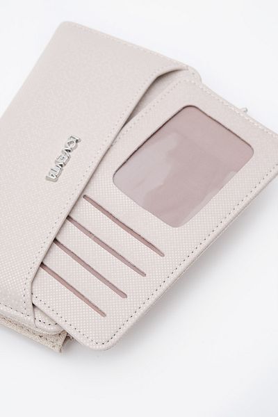 LOVENTA Glamour Beige Women's Wallet with Extra Card Holder