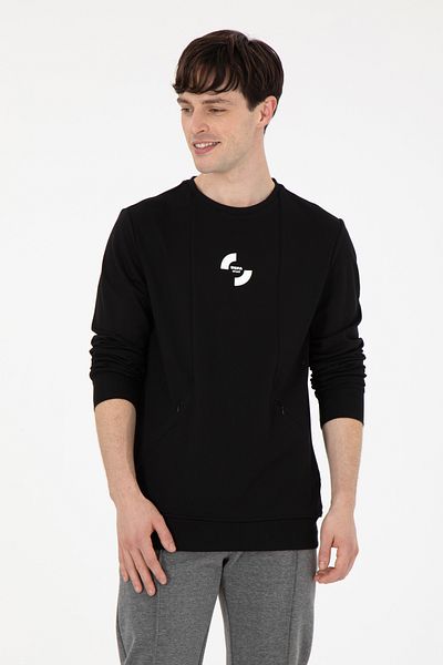 U.S. Polo Assn. Men's Black Sweatshirt 50290778 -Vr046