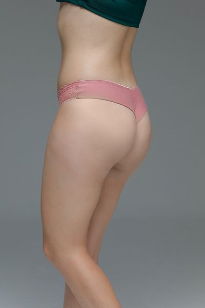 MİSTİRİK Tanga sport elastică și moale model Masara roz pastel