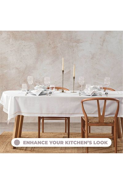 Myhome Country Tischdecke, Abwischbare Tischdecke, Tischschutzfunktion, Rechteckige Tischdecken,