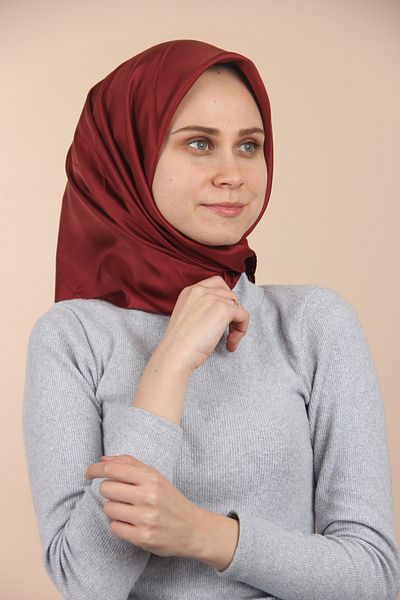 Levidor Eșarfă de mătase Levidor Burgundy Twill