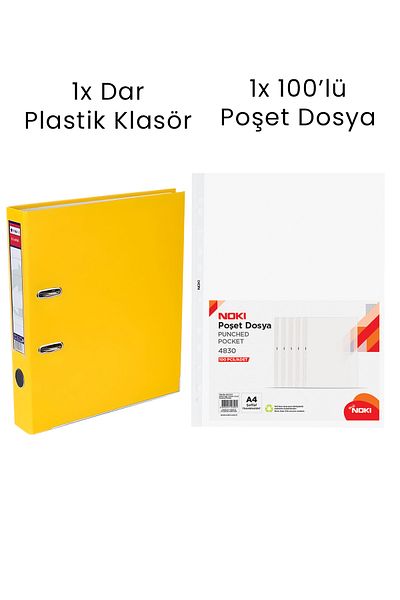 Tigra 1 Piece Tigra Narrow Folder 1 Piece Noki 100 Pieces Sachet File Office Set