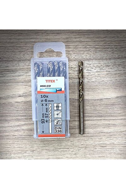 OKN TİTEX HSS-Co Kobaltlı Metal-Paslanmaz Matkap Ucu 6 mm YÜKSEK KALİTE YÜKSE...