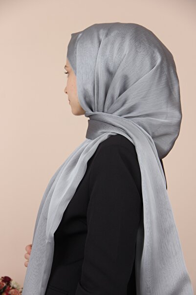 Sima Γκρι-004 Sima Janjanlı σιφόν σάλι