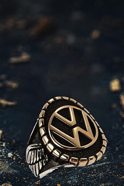 OSMANLI GÜMÜŞ Wolksvagen Amblemli Logolu Erkek Gümüş Yüzük