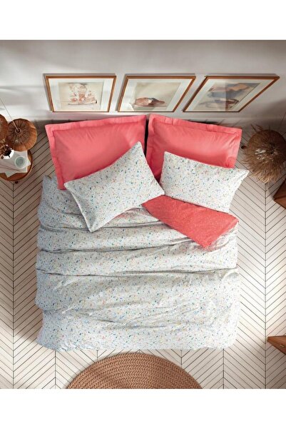 Cotton Box طقم غطاء لحاف صغير الحجم ميرسي كورال