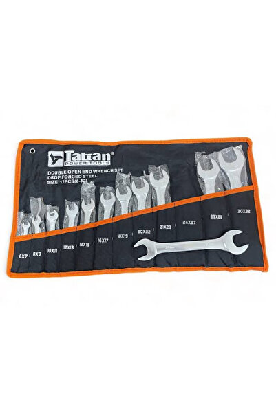 Tatiana Tatian Bez Çantalı 12 Parça İki Ağız Açık Anahtar Takımı