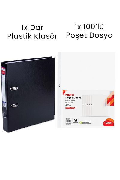 Tigra 1 Piece Tigra Narrow Folder 1 Piece Noki 100 Pieces Sachet File Office Set