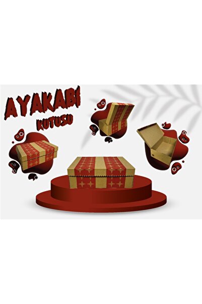 DENİZ Ayakkabı Kutusu E Ticaret Karton Kargo Kutusu 30x20x10 Cm 10 Adet