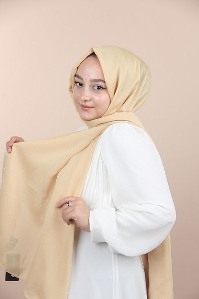 Sima Linen Color-262 Chiffon Shawl with Sima Janjan