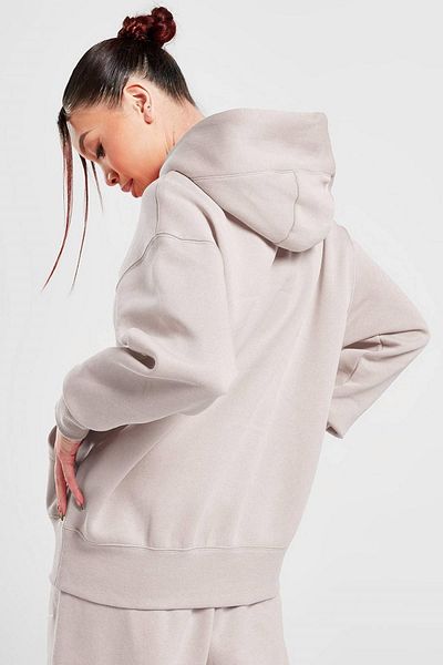Nike Îmbrăcăminte sport Phoenix Fleece Hanorac supradimensionat cu fermoar complet Hanorac cu glugă pentru femei Liliac