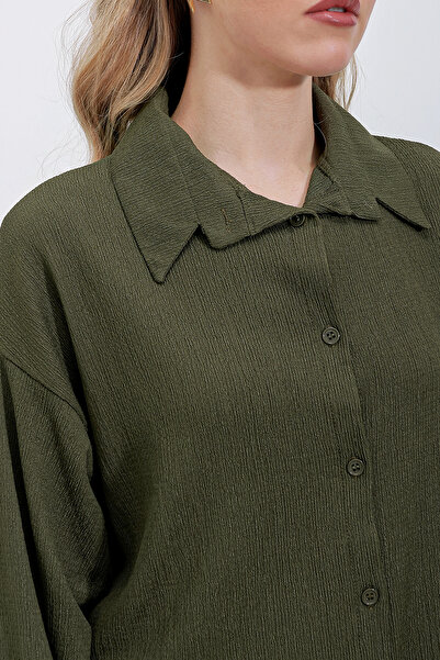 Bigdart 5858 Gestrickter Doppelanzug – Khakifarbene Herrenschuhe