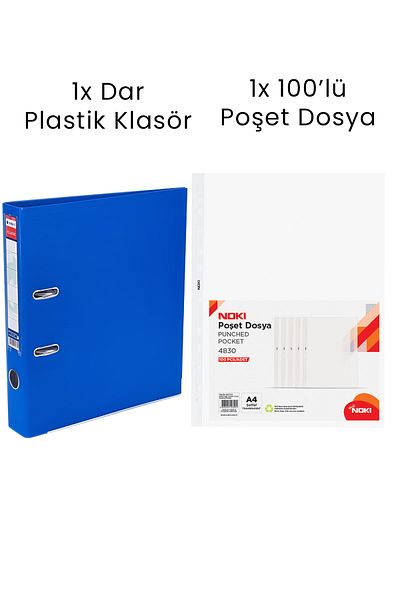 Tigra 1 Piece Tigra Narrow Folder 1 Piece Noki 100 Pieces Sachet File Office Set