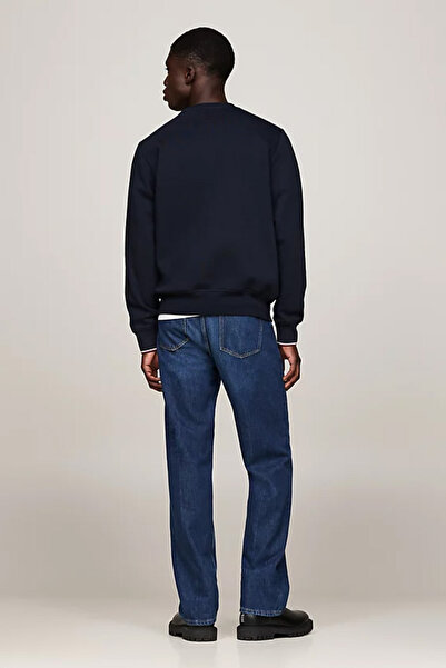 Tommy Hilfiger Erkek Yuvarlak Yaka Sweatshirt - Lacivert