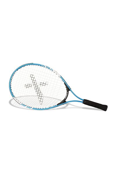 Vector X Vxt-520 Tennis Racquet | Blue/white | 25-inch | Aluminum | Strung | Shock Absorption