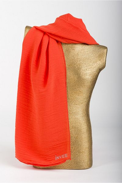 Sima Πορτοκαλί Invee Jazz Shawl 1246
