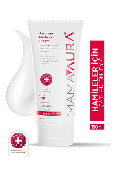MAMAAURA Stretch Mark Preventive - Maximum Elasticity Cream for Pregnant Women 150 ml