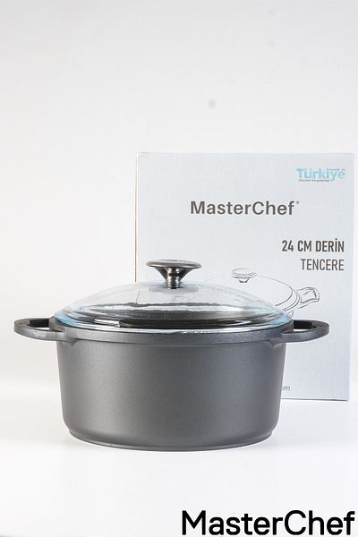 Masterchef Aluminum Cast Deep Pot – 24 cm