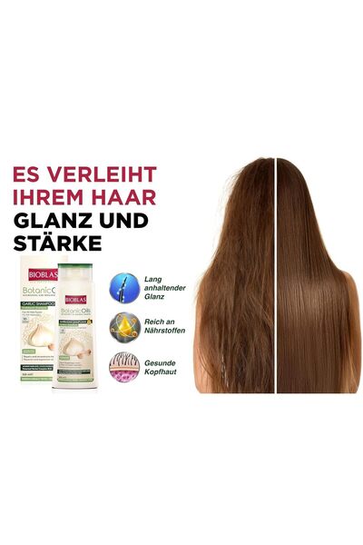 Bioblas Σαμπουάν με σκόρδο 500 ml Bioblas, άοσμο, κατά της τριχόπτωσης για γυναίκες και άνδρες