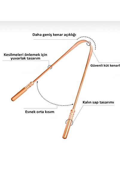 Hijyenik Bakır Dil Fırçası