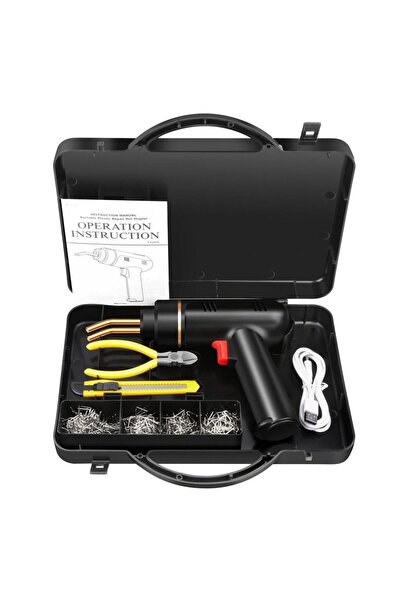 Schulzz 200 Watt 600 Adet Tel 5000 Mah Batarya Desteği Şarjlı Tampon Plastik Parça Tamir Kaynak Makinesi